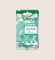 Garnier Anti Fatigue Hyaluronic Acid & Icy Cucumber Cryo Jelly Eye Patches Vegan and Cruelty Free With Hyaluronic Acid