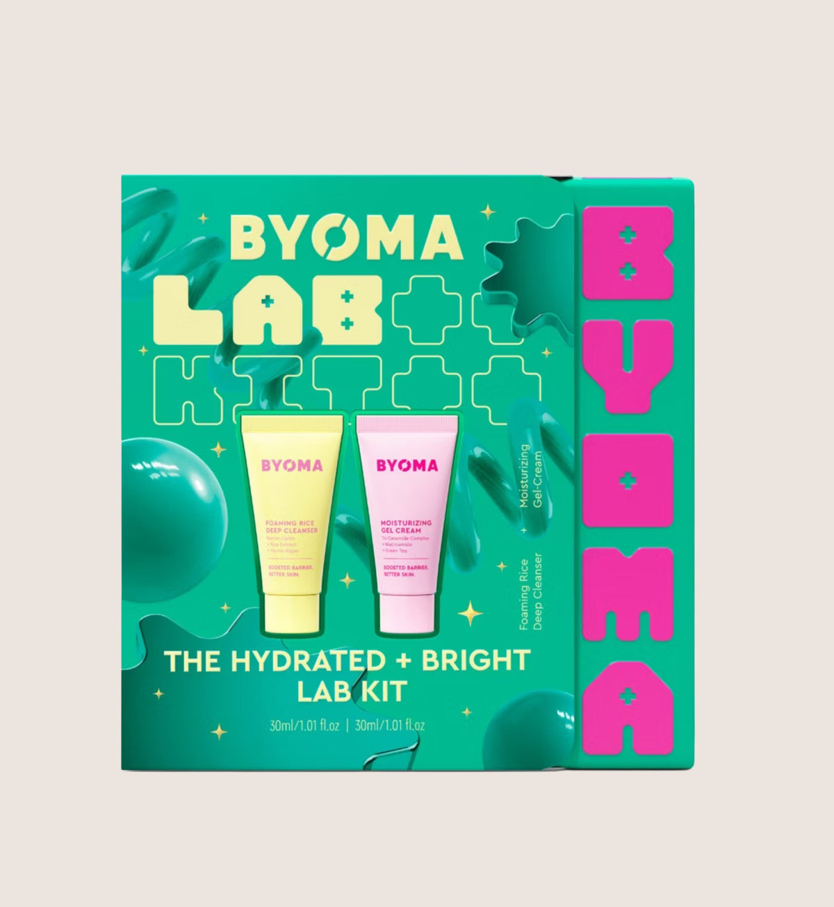 BYOMA The Hydrated And Bright Lab Kit Skincare Gift Set For Her