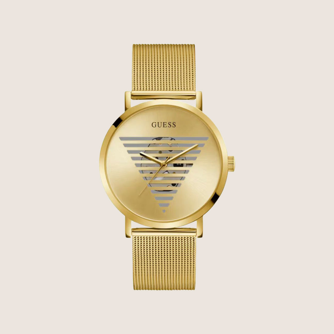 Guess Mens Watch Gold Dial GW0502G1