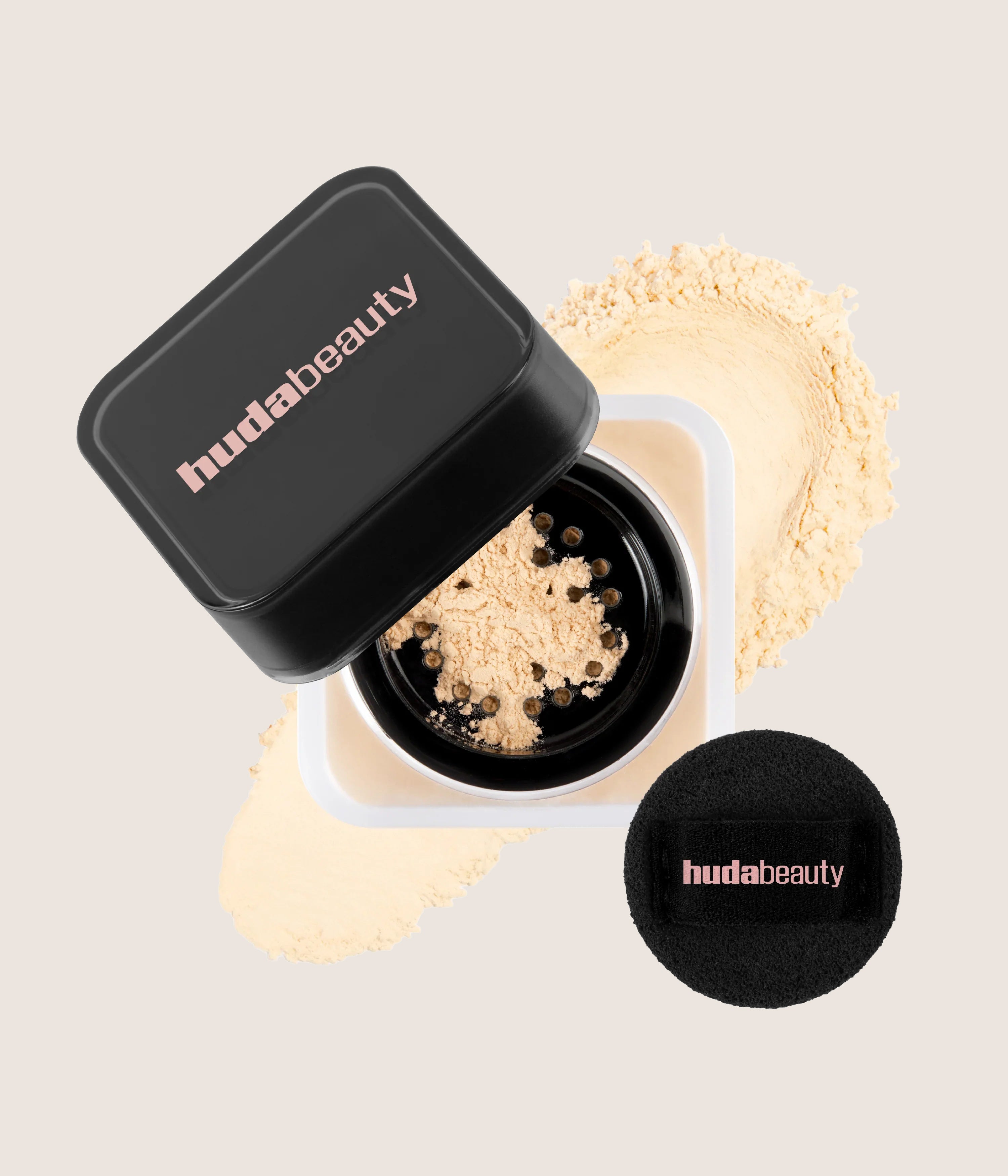 Huda Beauty Mini Easy Bake Loose Baking & Setting Powder 16-Hour Travel-Size Airbrushed Finish 6g