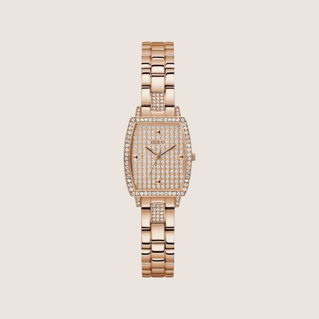 Guess Women's Rose Gold Dial Watch Rose Gold Dial GW0611L3