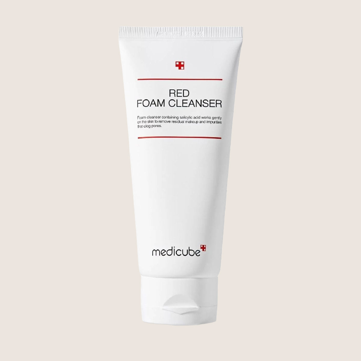 MEDICUBE Red Foam Cleanser 0.45% Salicylic Acid Pore-Clearing Foam Cleanser 120ml