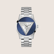 Guess Mens Badge Watch Blue Dial GW0782G3