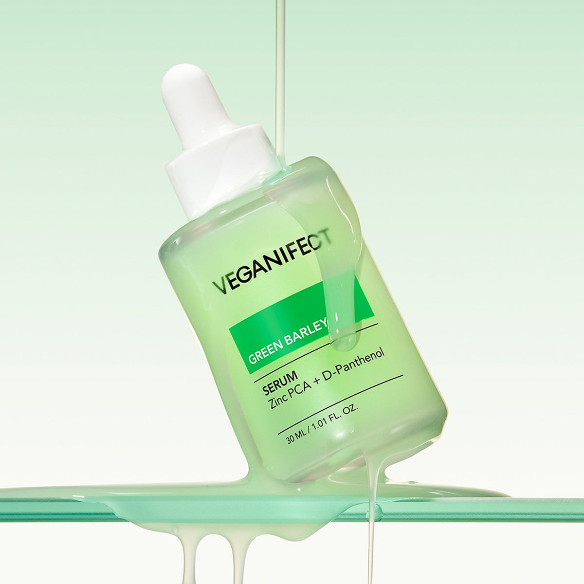 veganifect. Green Barley Zinc Serum 30ml