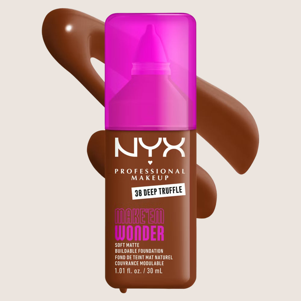 NYX Professional Makeup Make EM Wonder 24H Soft Matte Foundation 24-Hour Wear