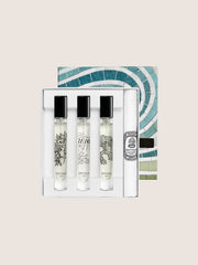 Diptyque Unisex Set of 3 Eau de Toilette | Travel Icons: Eau des Sens, Ilio & Philosykos