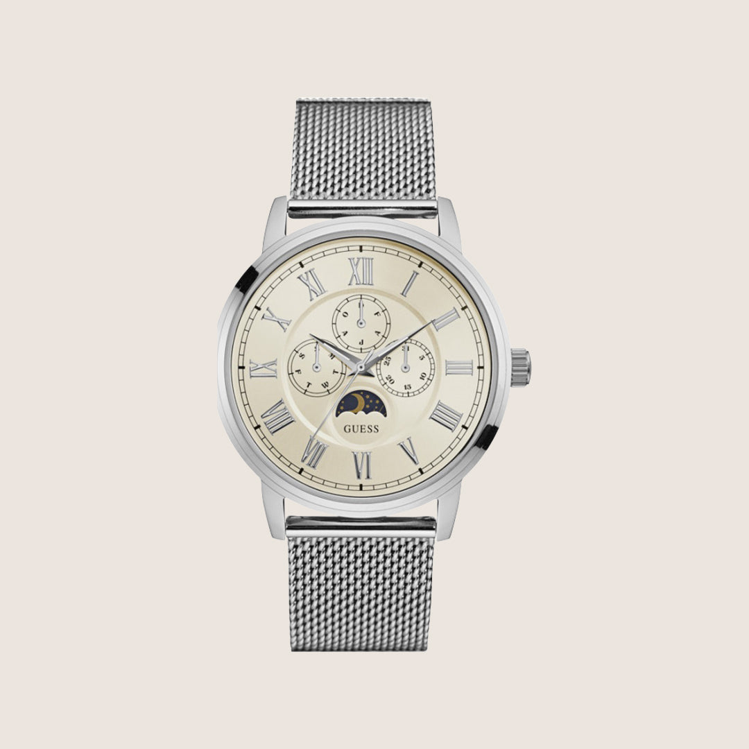 Guess Women's White Dial Watch White Dial W0871G4