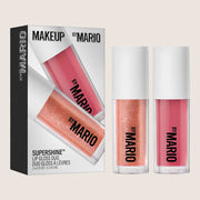 Makeup By Mario SuperShine Lip Gloss Duo 2x2.5g High-Shine Glossy Finish