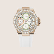 Guess Women's Selene Watch Crystal-Set White Dial GW0695L3