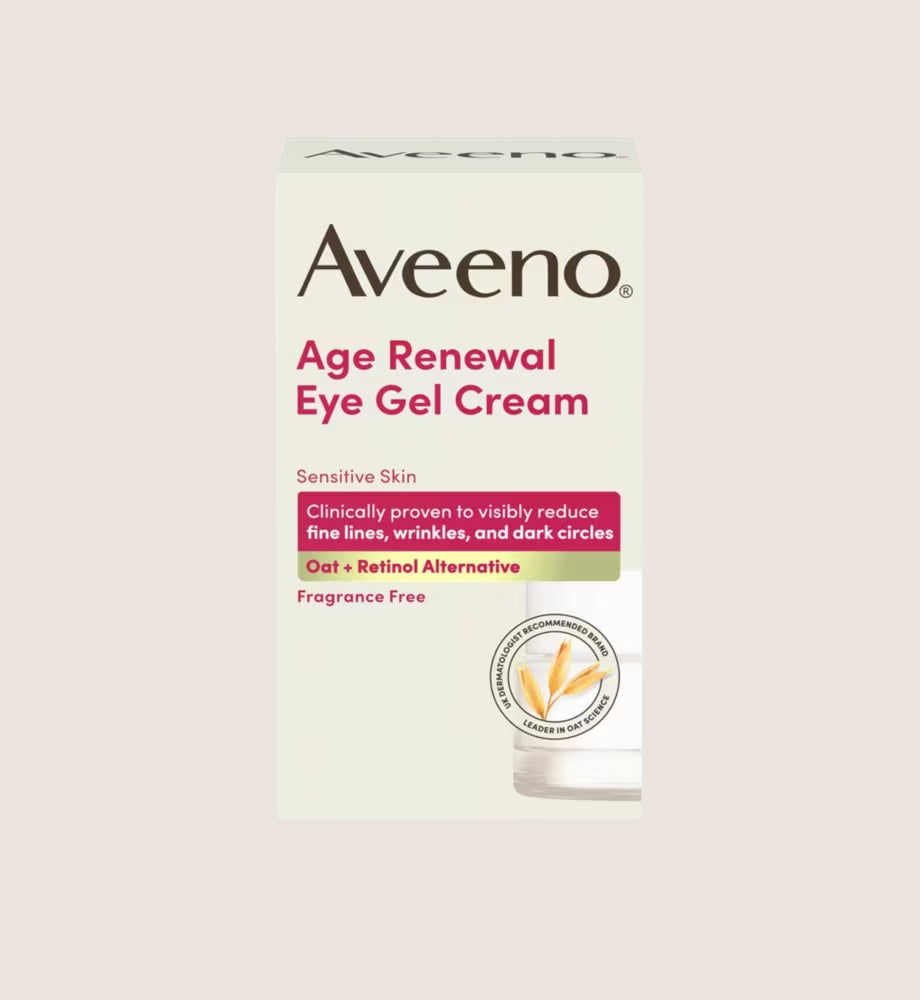Aveeno Age Renewal Eye Gel Cream Rich Care 15ml