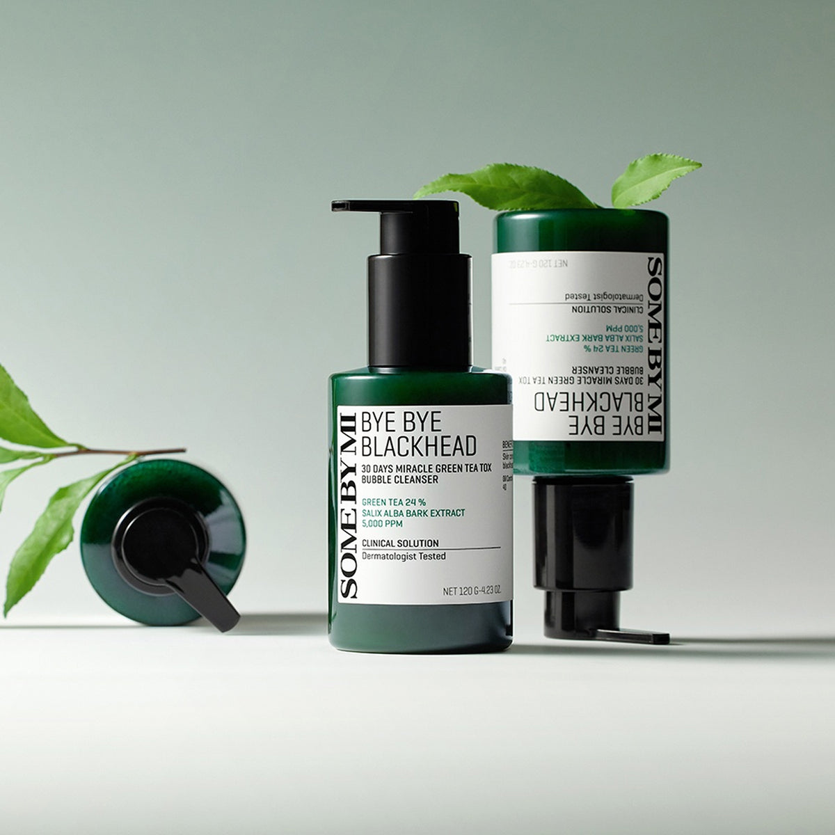 SOME BY MI Bye Bye Black head 30 Days Miracle Green Tea Tox Bubble Cleanser 120g