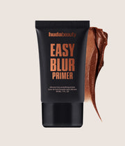 Huda Beauty Easy Blur Silicone-Free Smoothing Primer Bronze Fudge Tinted Pore-Minimizing Soft-Focus Finish 30ml
