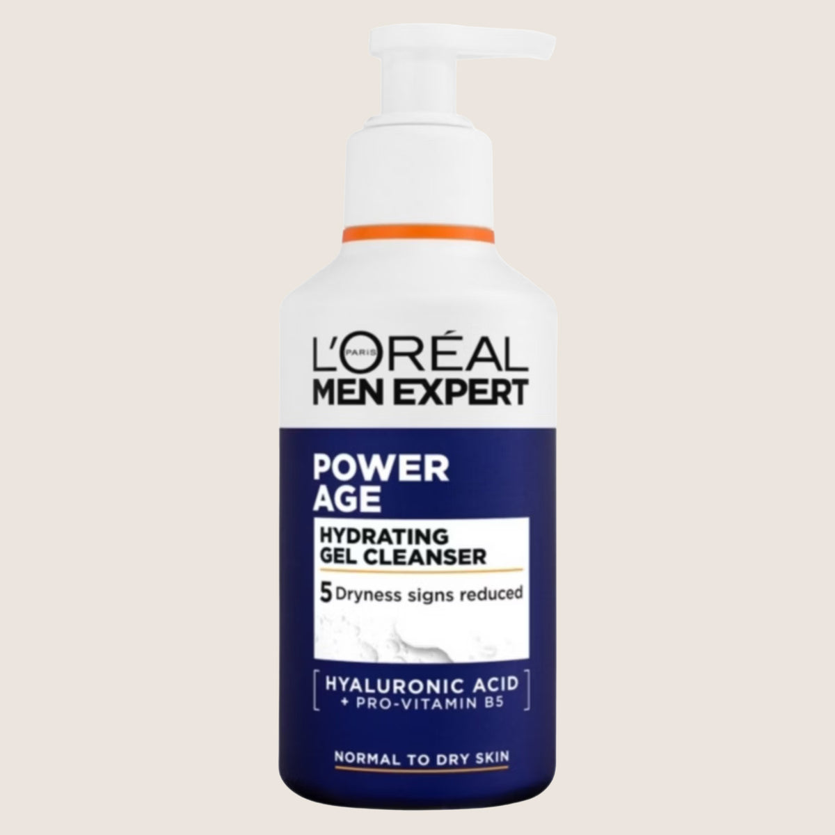 L'Oréal Men Expert Power Age Hydrating Gel Face Cleanser with Hyaluronic Acid 260ml
