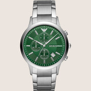 Emporio Armani Mens Watch Silver Stainless Steel Bracelet AR11507