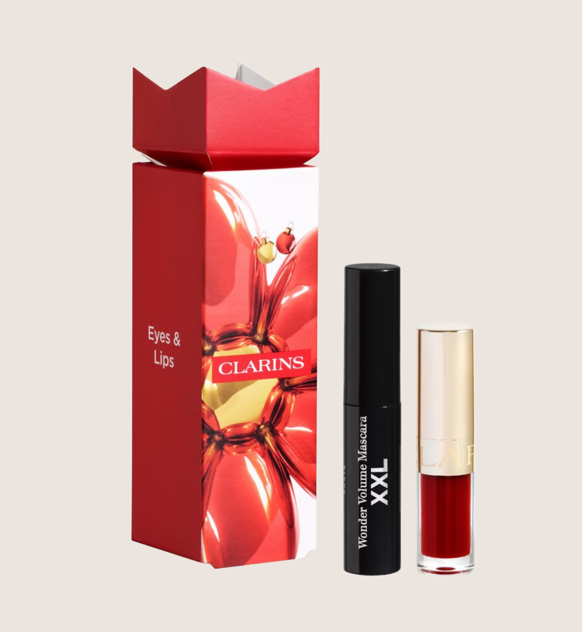 Clarins Eyes & Lips Stocking Filler Duo Beauty Gift Set For Her