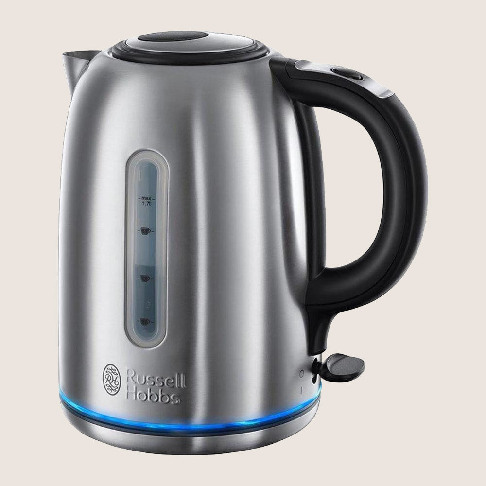RUSSELL HOBBS Quiet Boil 20460 Jug Kettle with Quiet Boil Technology 1.7L - Stainless Steel