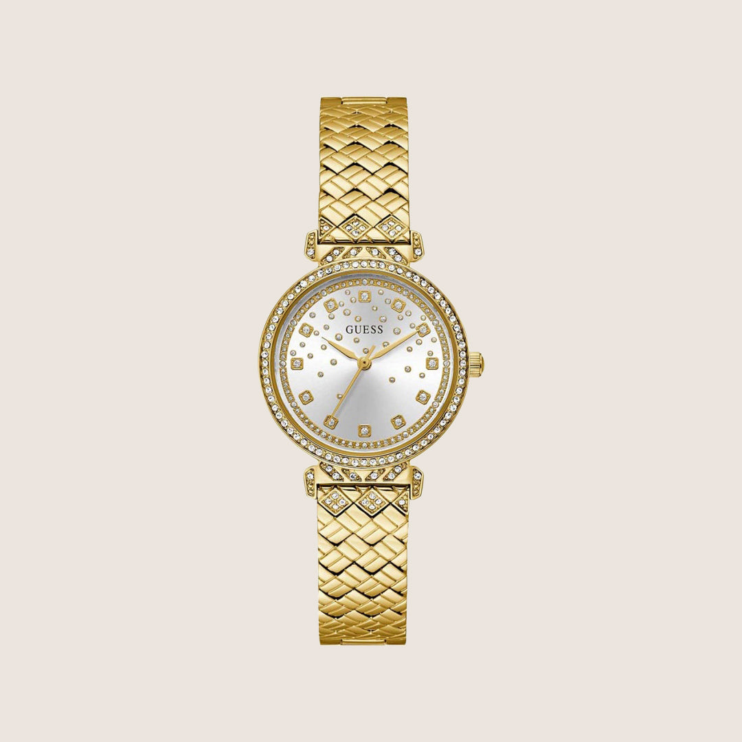 Guess Women's Enchantment Watch Crystal-Set Silver Dial GW0763L2