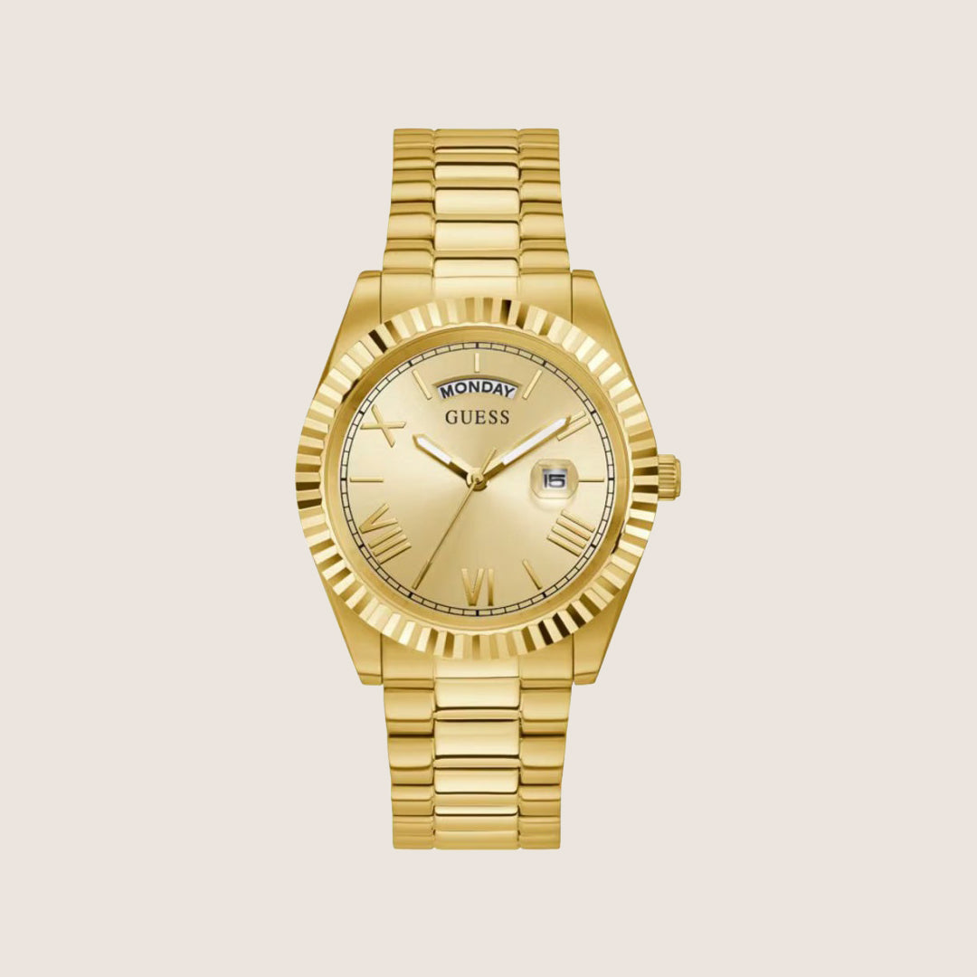 Guess Mens Watch Gold Dial GW0265G2