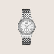Guess Women's White, Mother Of Pearl Dial Watch White, Mother Of Pearl Dial W0573L1