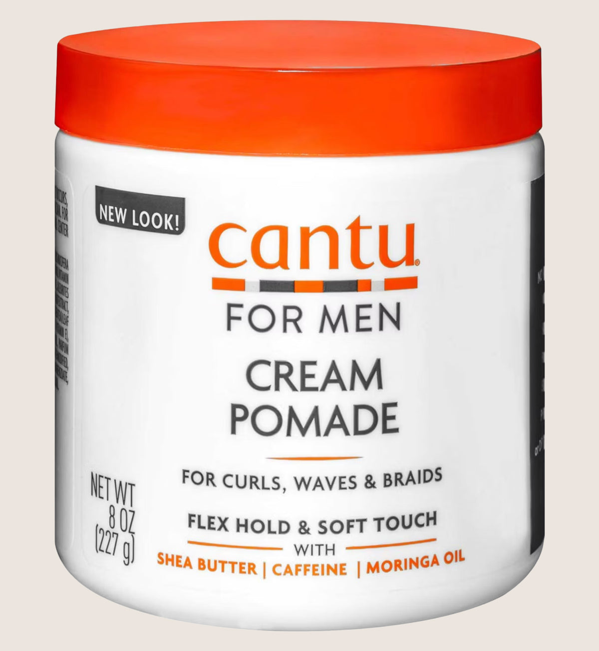 Cantu Men's Styling Cream Pomade Shea Butter for Curls & Waves 227g