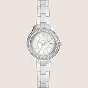 Fossil Stella Silver Steel Bracelet Watch ES5137