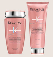 Kérastase Chroma Absolu Shampoo & Conditioner Duo, Colour Protectant Routine for Damaged and Colour-Treated Hair Cleansing Formula