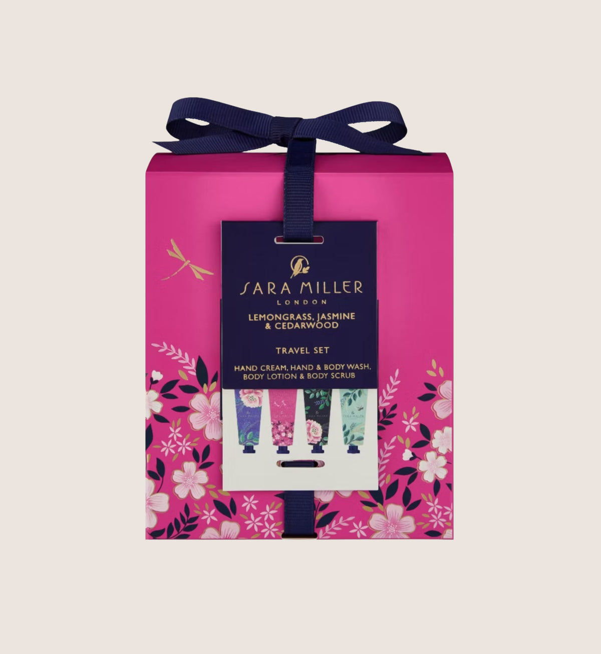 Sara Miller Cherry Blossom Travel Bath & Body Gift Set For Her