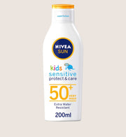 NIVEA SUN Babies & Kids Protect & Sensitive Sun Cream Lotion SPF50+ 200ml