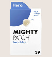 Hero Mighty Patch Invisible+ Daytime Acne Patches Clear Hydrocolloid 39 Count