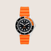 Michael Kors Men's Maritime Black Dial Silver Stainless Steel Diver-Style Watch MK9157