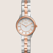 Fossil Modern Sophisticate Two Tone Steel Bracelet Watch BQ3915