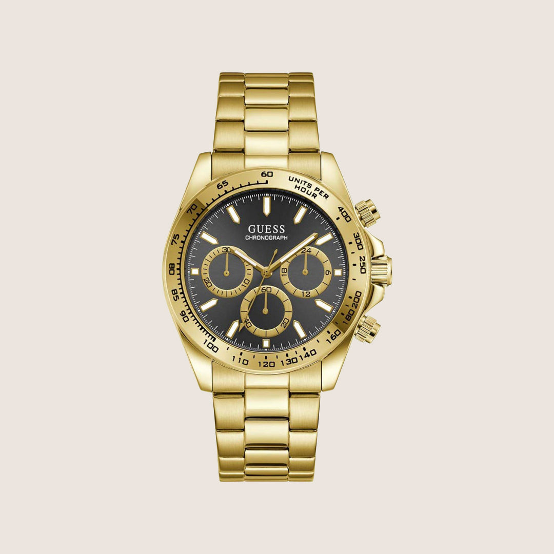 Guess Mens Arthur Watch Black Dial GW1058G2