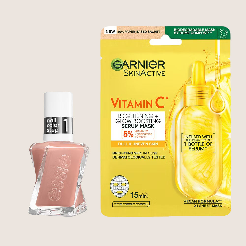 Essie Couture Of Course & Garnier Vitamin C Premium Quality