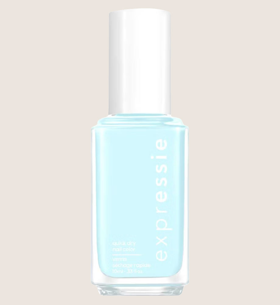 Essie Expressie Quick Dry Light Blue Nail Polish Life in 4D expressie, by essie, is our quick dry on-the-fly nail polish that dries in about a minute