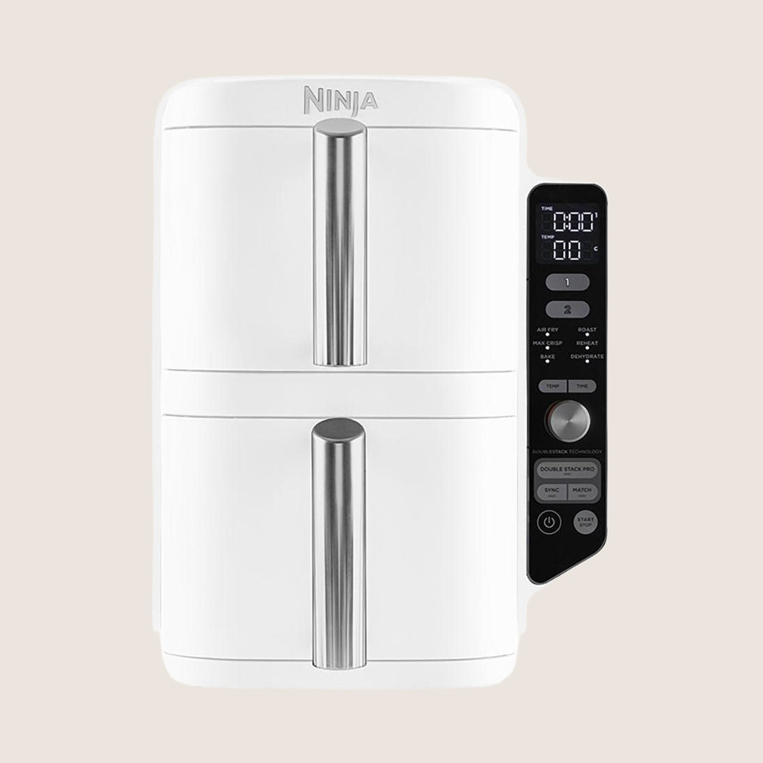 Ninja Double Stack XL SL400UK 2 Drawer Air Fryer 9.5L - White