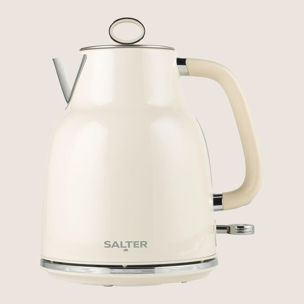 SALTER Retro EK5737CRM Jug Kettle with Vintage Retro Design 1.5L - Cream