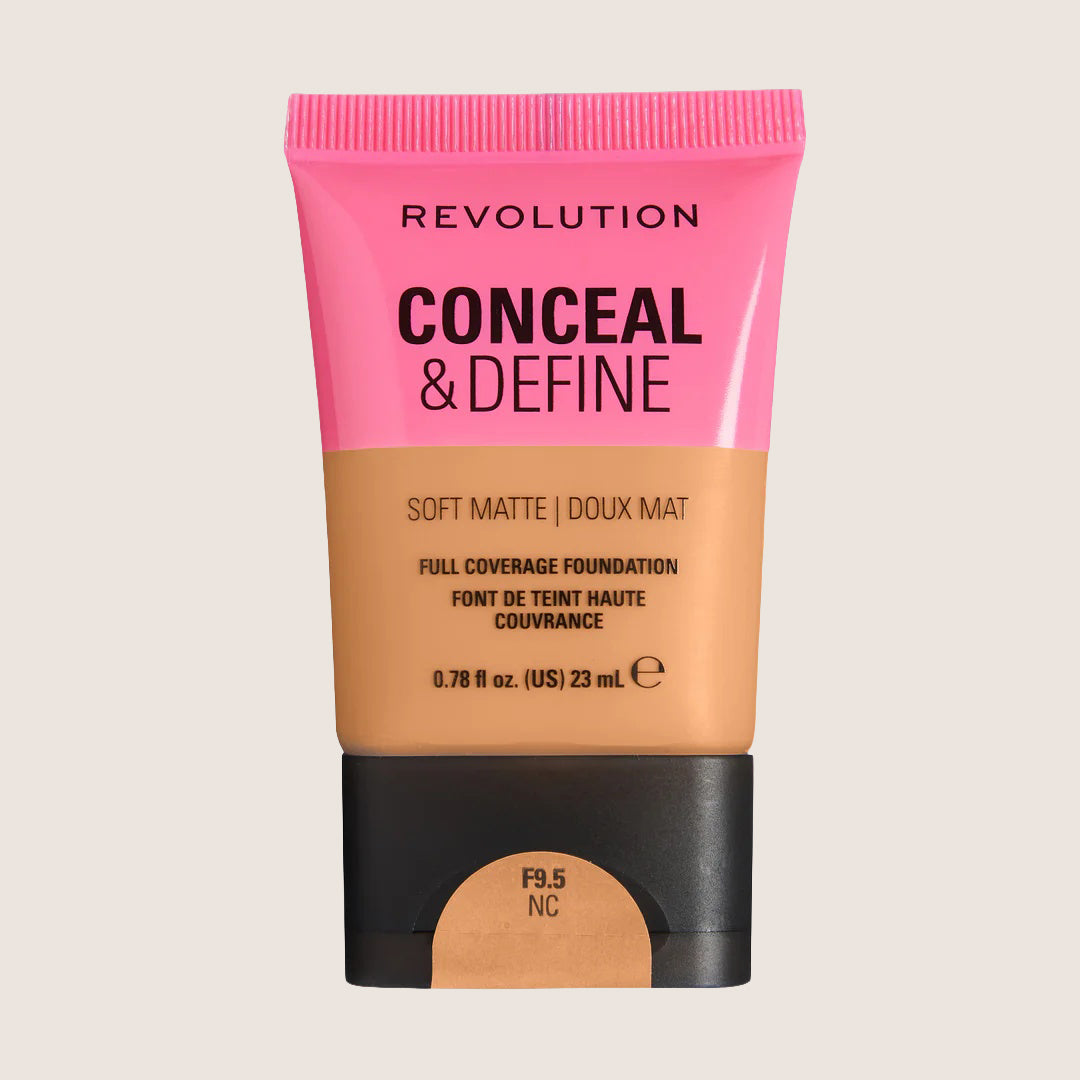 Revolution Conceal & Define Soft Matte Tube Foundation Flawless Base
