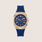 Guess Women's Blue Dial Watch Blue Dial GW0694L4