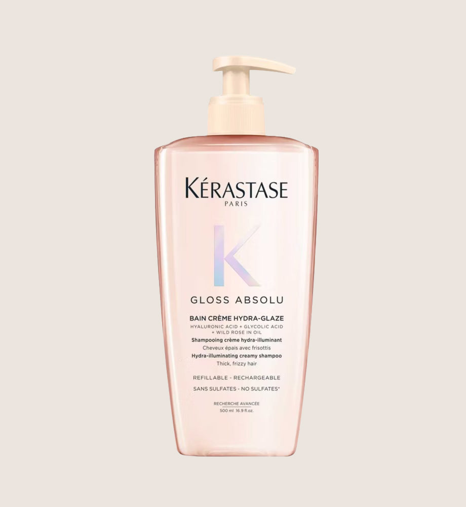 Kérastase Kerastase Gloss Absolu Bain Creme Hydra-Glaze Shampoo for Thick Frizzy Hair Hydrating Formula 500ml
