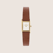Daniel Wellington Women's Bound Gold Leather White Dial Watch DW00100905