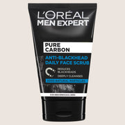 L'Oréal Men Expert Pure Carbon Anti-Blackhead Deep Cleansing Daily Face Scrub 100ml