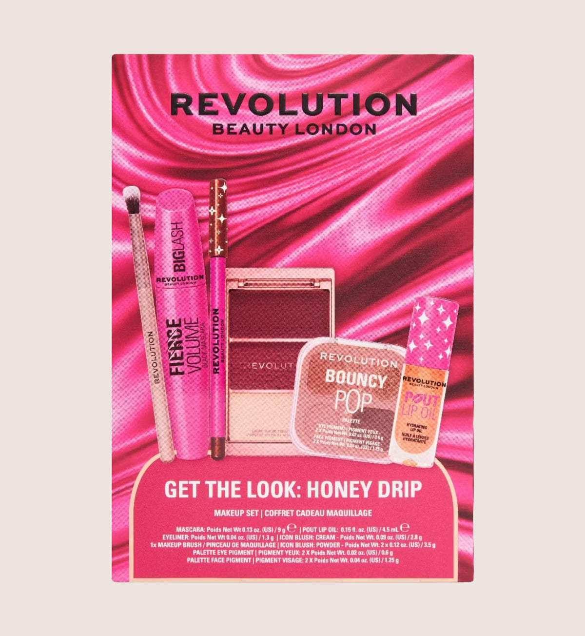 Revolution Get The Look Honey Drip Edit Beauty Gift Set For Her