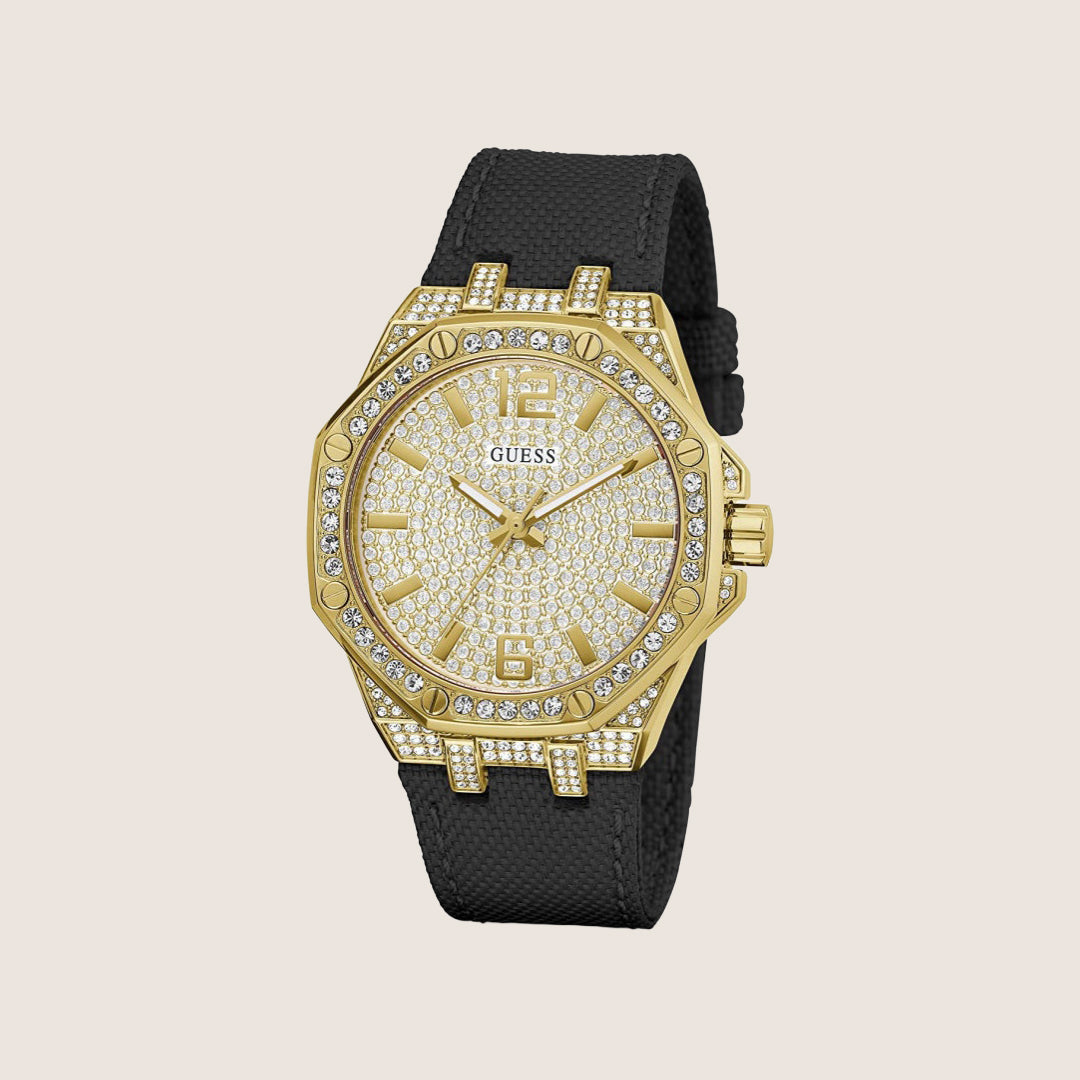 Guess Women's Gold Dial Watch Gold Dial GW0408L2