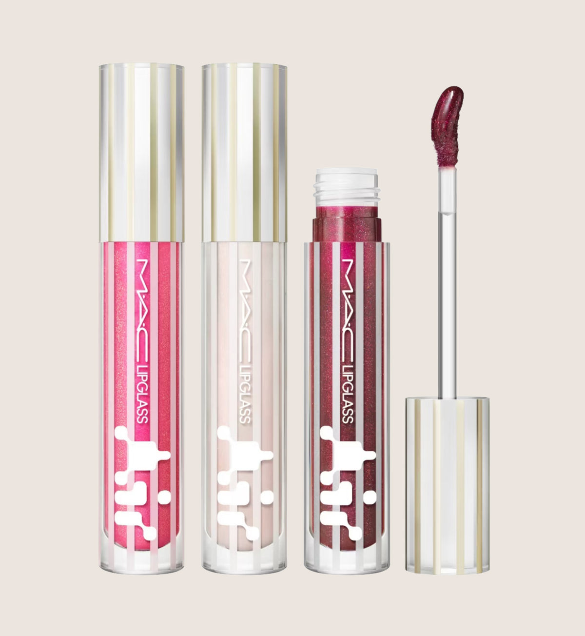 MAC Festive Affair Lipglass Air Trio Beauty Gift Set For Her
