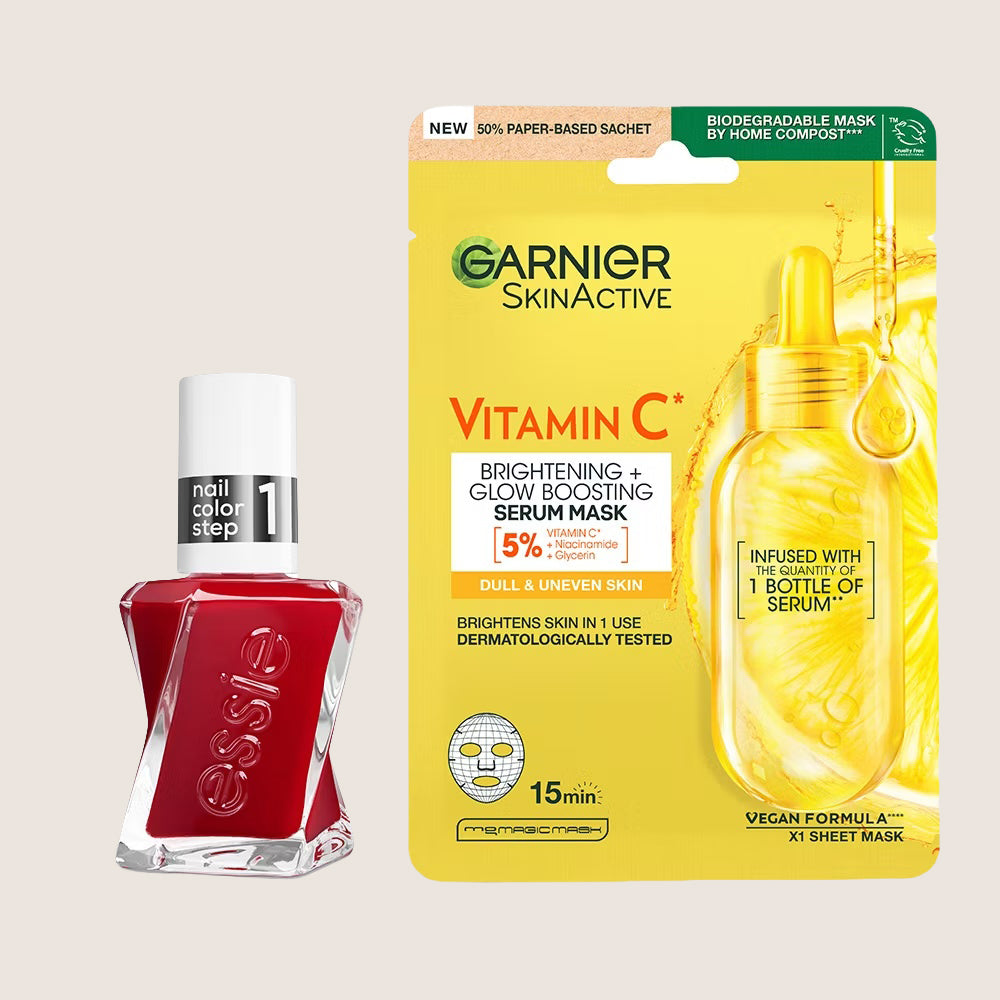 Essie Bubbles Only & Garnier Vitamin C Premium Quality