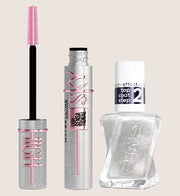 Essie Maybelline Sky High Mascara Diamond &  Diamond Dust Topcoat Premium Quality