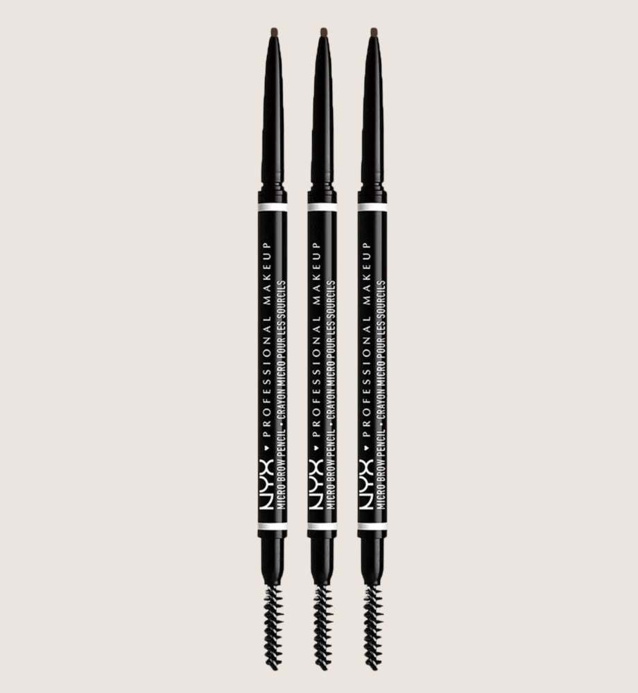 NYX Professional Makeup Micro Brow Pencil Brunette - 3 Pencils Pencil Set