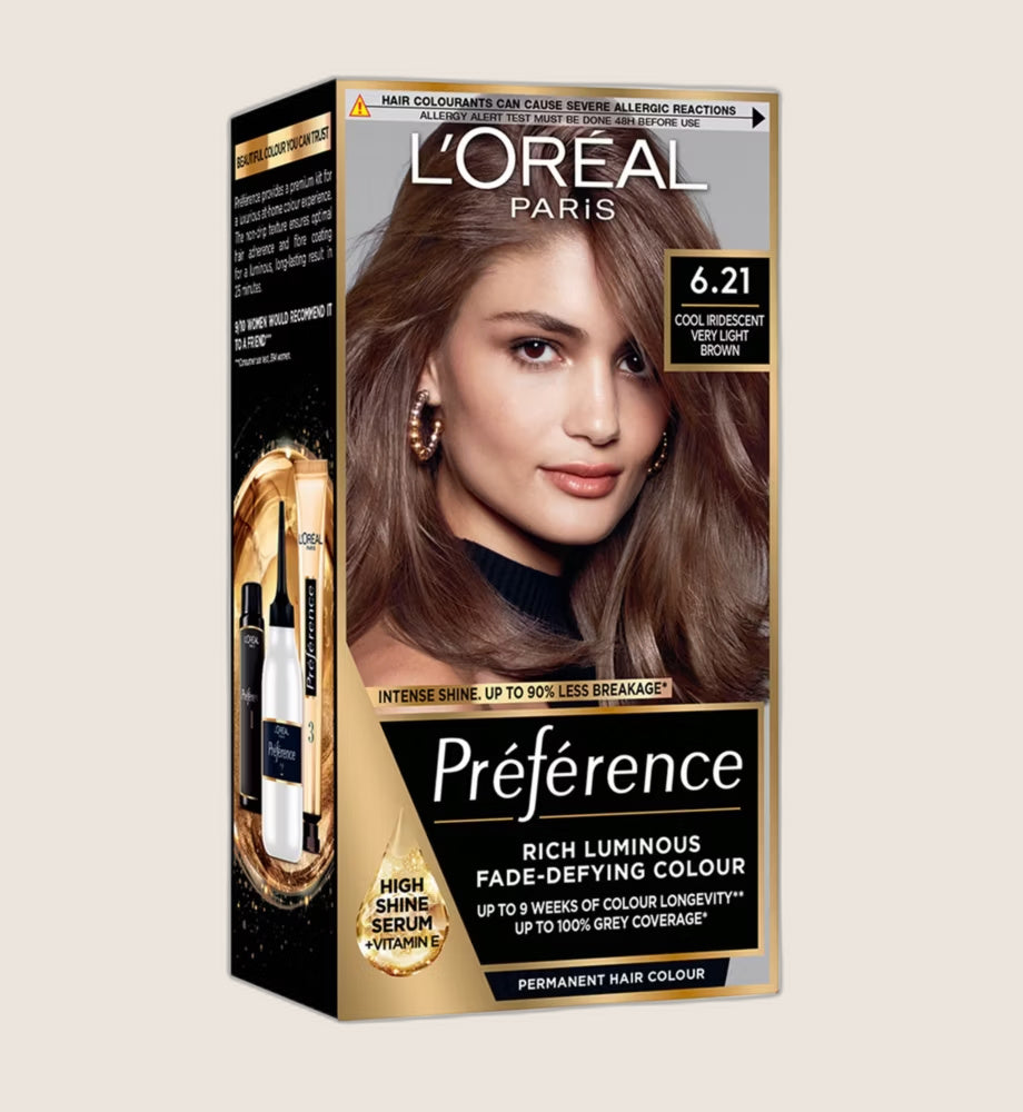 L'Oréal Paris Preference 6.21 Cool Iridescent Light Brown