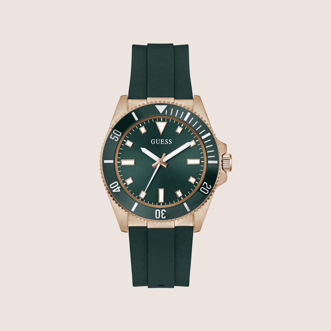 Guess Mens Cliff Watch Green Dial GW0969G5