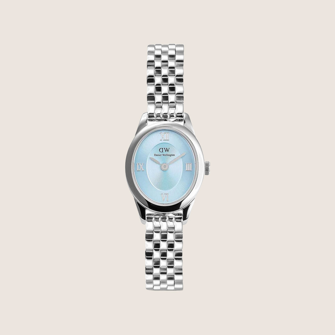 Daniel Wellington Women's Ophelia Mini Silver Blue Dial Watch DW00100809